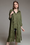 CASSEL Dress/Top (Olive Green)