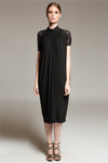 ELARIA Closed Neck Jersey Dress