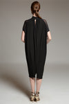 ELARIA Closed Neck Jersey Dress