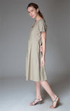 FINSBURY Button Loop Dress (Khaki)
