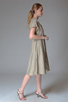FINSBURY Button Loop Dress (Khaki)