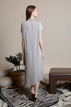 GWYNETH High Neck Jersey Dress