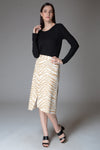 YURI Faux Overlap Skirt