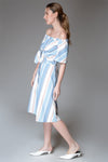 JASMIN Off-Shoulder Button Down Dress