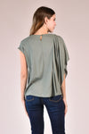 ORRIS Draped Top (Sage)