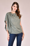 ORRIS Draped Top (Sage)