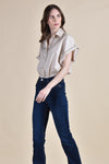 CLEMONTE Button Down Shirt (BEIGE)