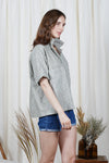 SILVA Oversized Top (Green Linen)