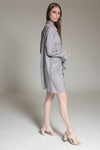 TALISA Tie Front Shirtdress