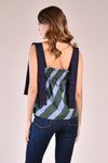 TARANEE Boxy Top with Straps (Stripes)